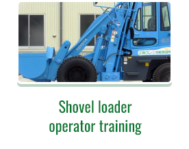 Shovel loader operator training