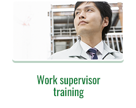 Work supervisor training